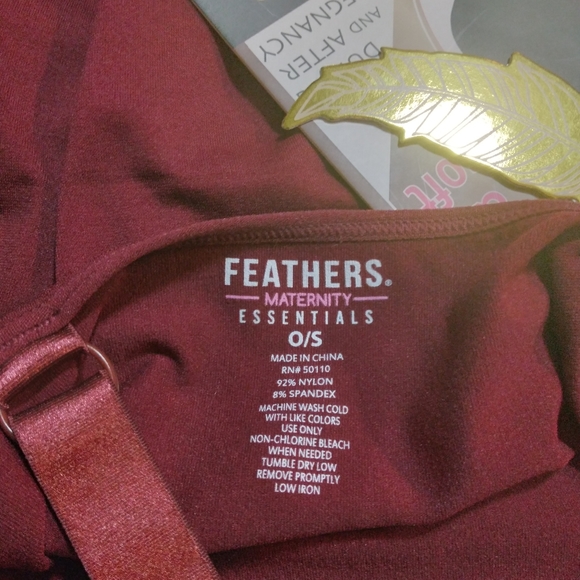 AVIA Med Seamless Zip Front Sports Bra and FEATHERS Maternity Essential size o/s - Picture 11 of 14